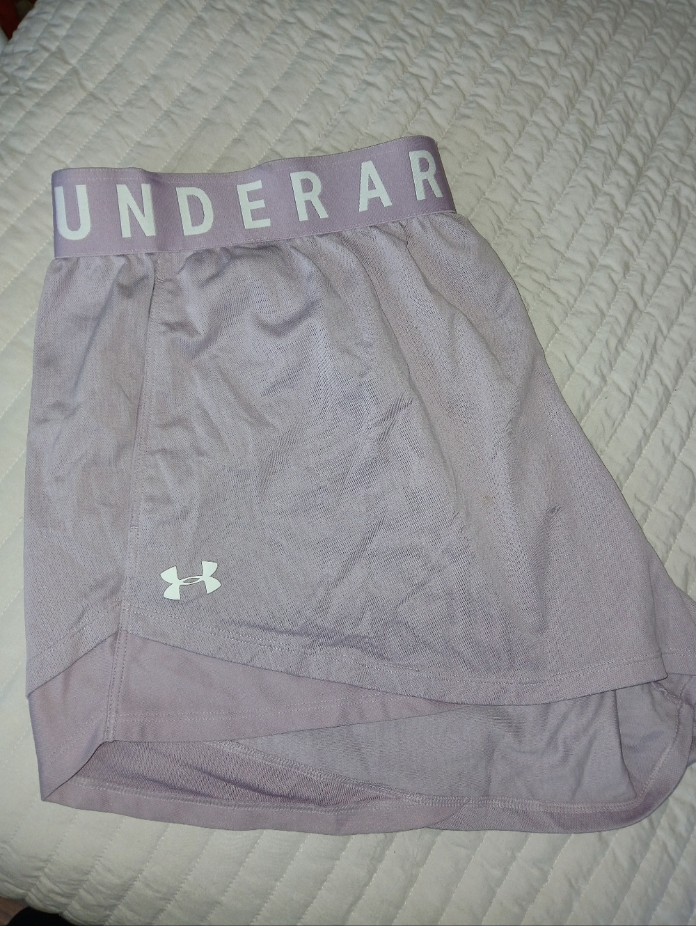 Under Armour Womens 3X Lavender Performance Shorts - Picture 3 of 9